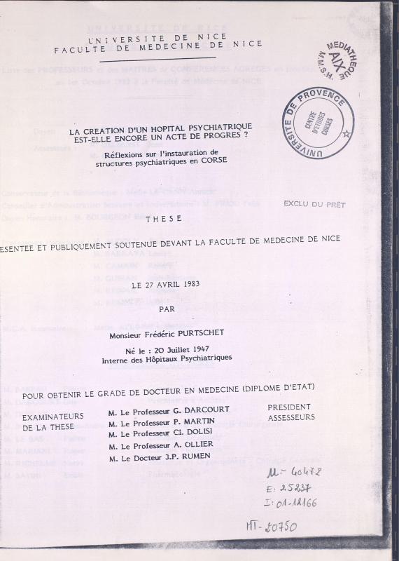 >La création d'un hôpital psychiatrique est-elle encore un acte de progrès ?