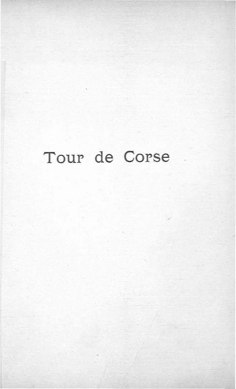 >Tour de Corse
