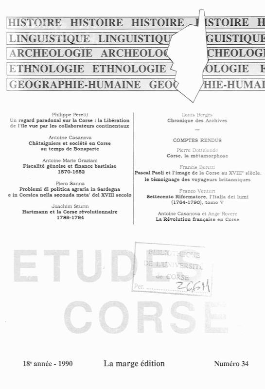 Études Corses n°34