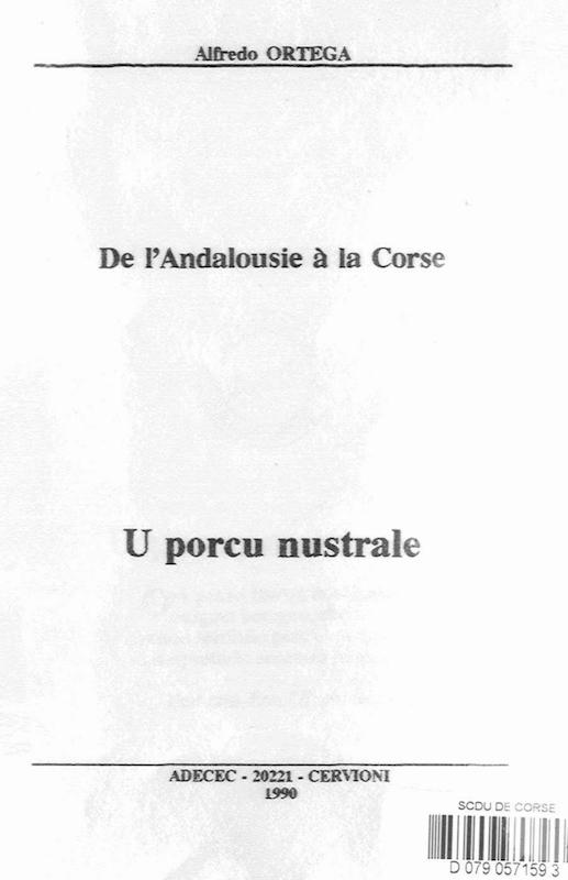 >U porcu nustrale De l'Andalousie à la Corse