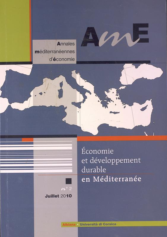 >Annales méditerranéennes d'économie N°2
