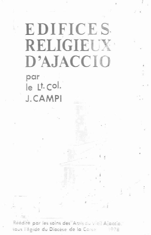 >Édifices religieux d'Ajaccio