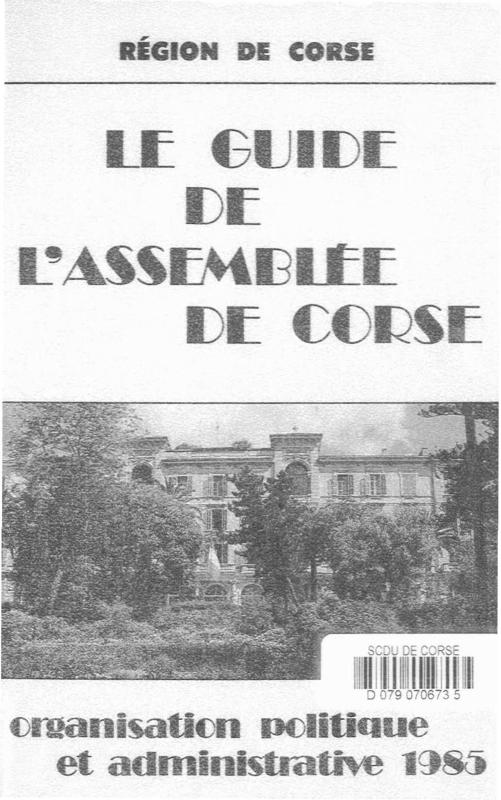 >Le guide de l'Assemblée de Corse