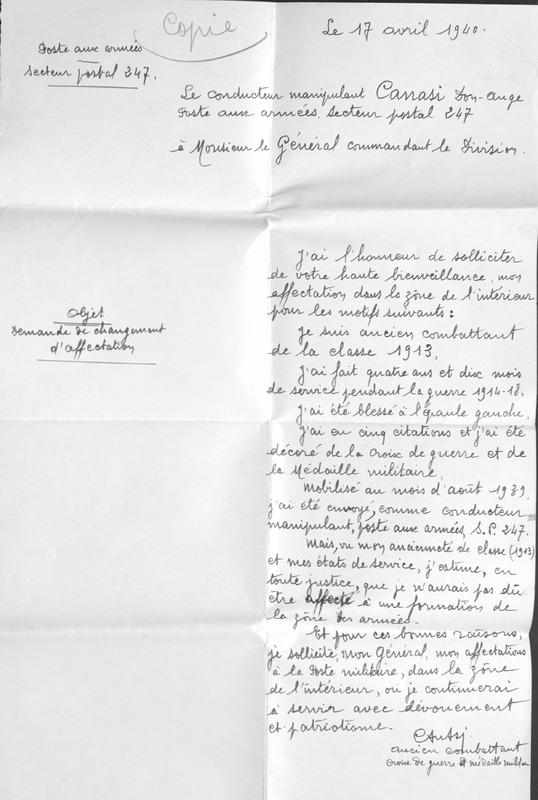 >Documents des armées et colonies françaises (Joseph-Antoine Canasi)