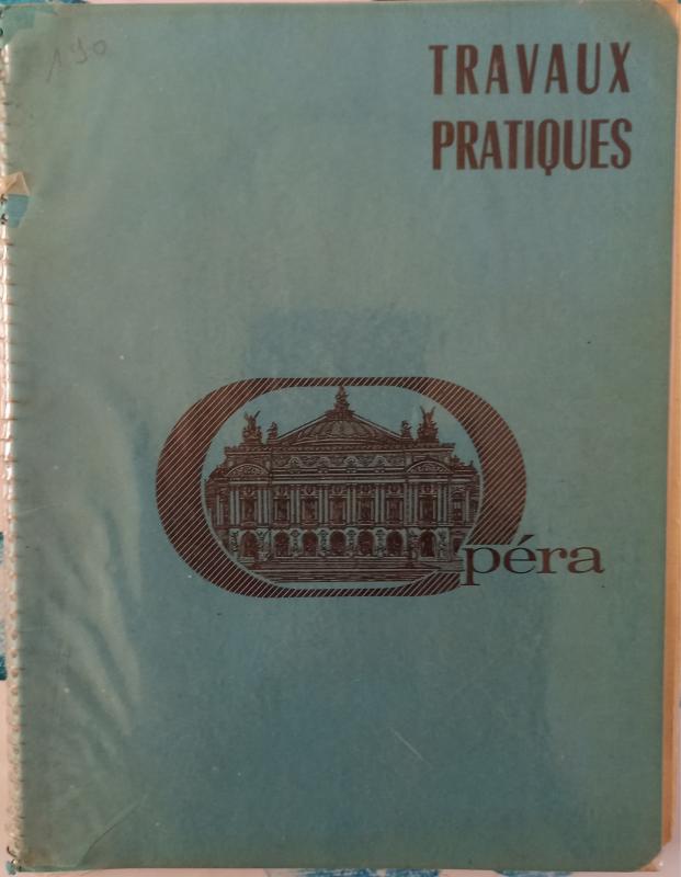 Cahier d'observation d'un élève de France Colombani (non daté, circa 1975)
