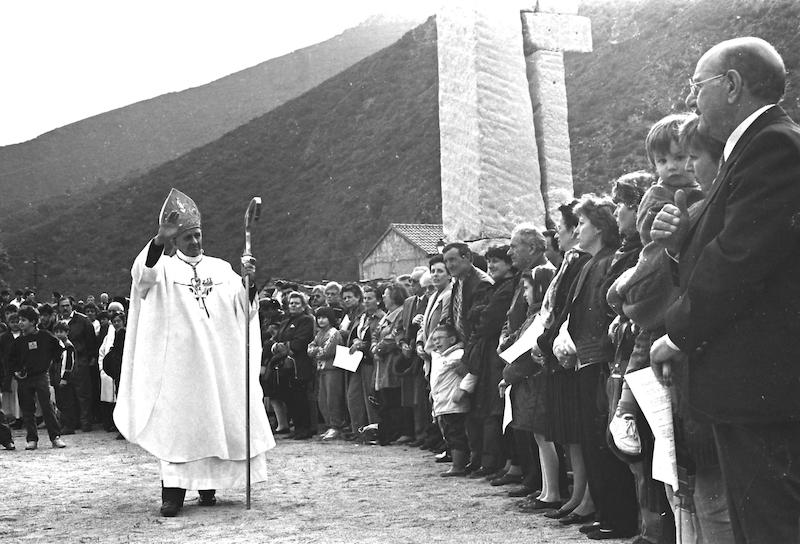 >Charles Pasqua et Édouard Balladur à Francardo