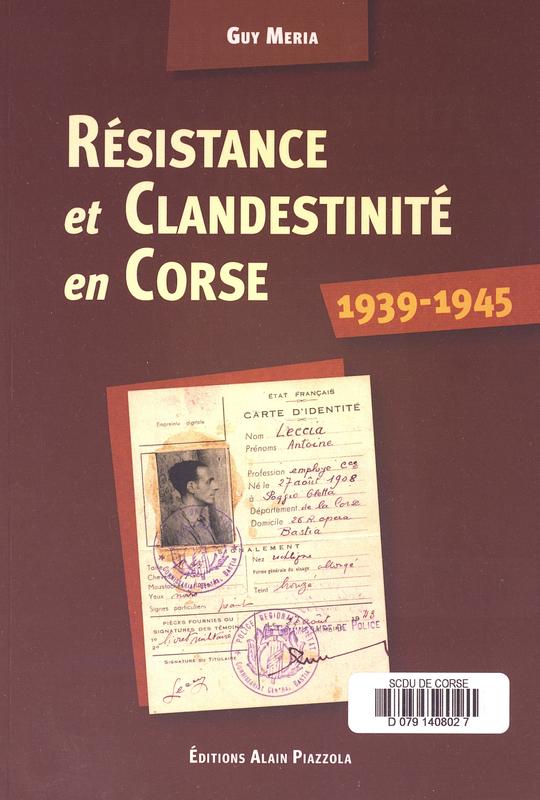 Résistance et clandestinité en Corse