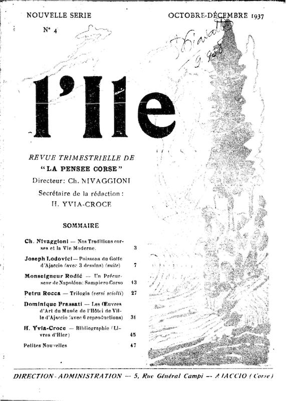 L'île Octobre Décembre 1937