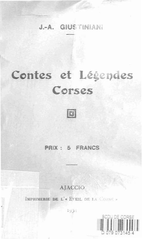 >Contes et légendes corses