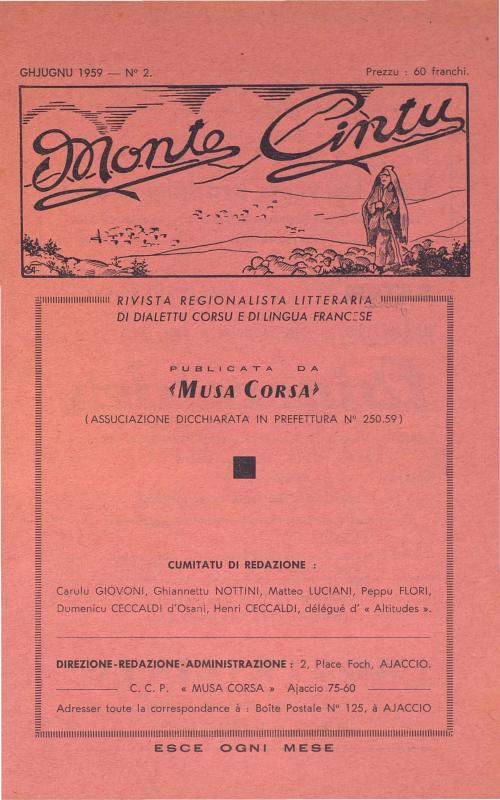 >Monte Cintu Numaru 2 Ghjugnu 1959