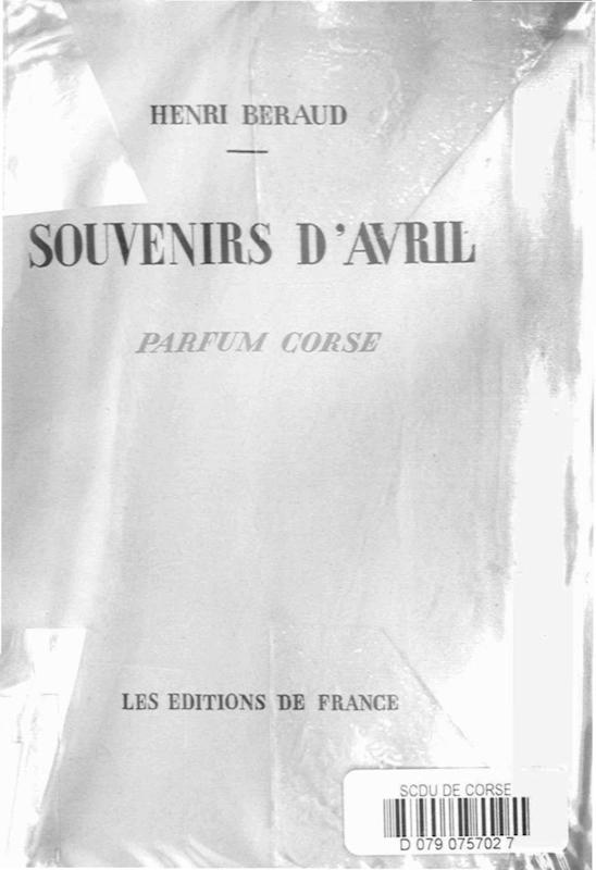>Souvenirs d'Avril