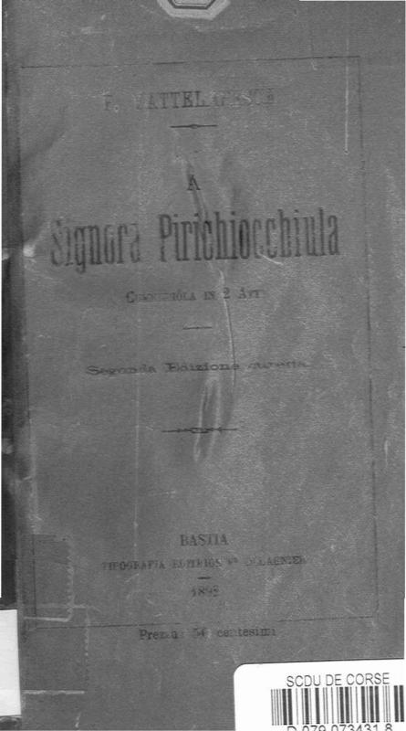 >A signora Pirichiocchiula