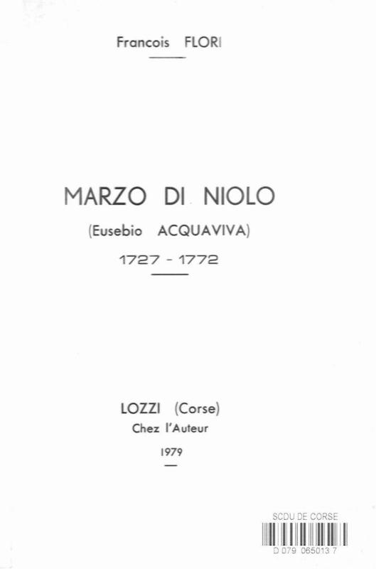 >Marzo di Niolo