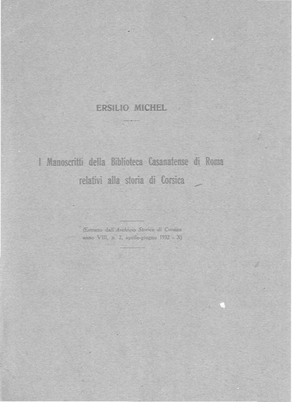 >I manoscritti della Biblioteca Casanatense di Roma.