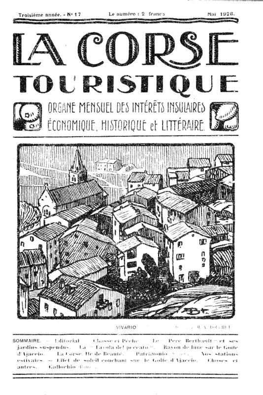 >La Corse touristique. Mai 1926