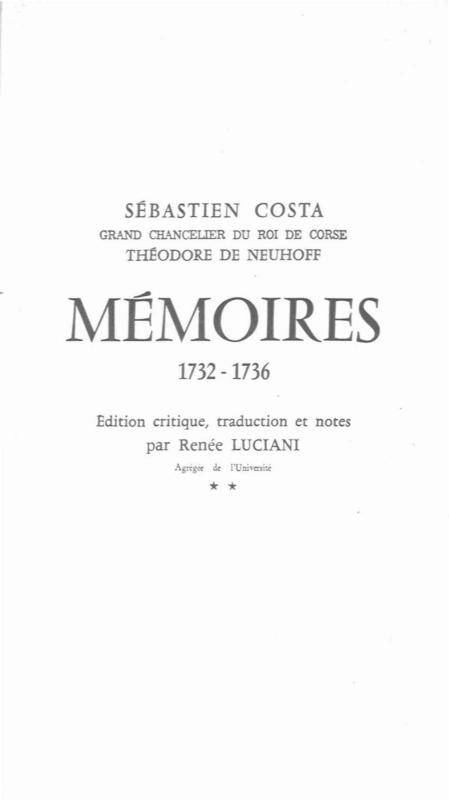 >Mémoires 1732-1736. Tome 2