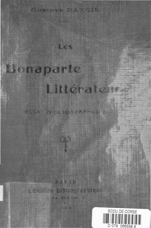 >Les Bonaparte littérateurs