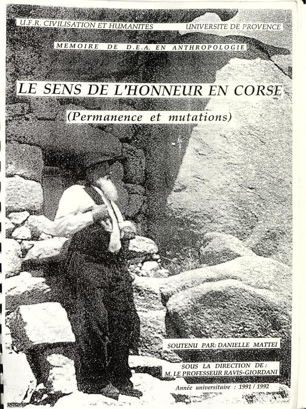 >Le sens de l'honneur en Corse