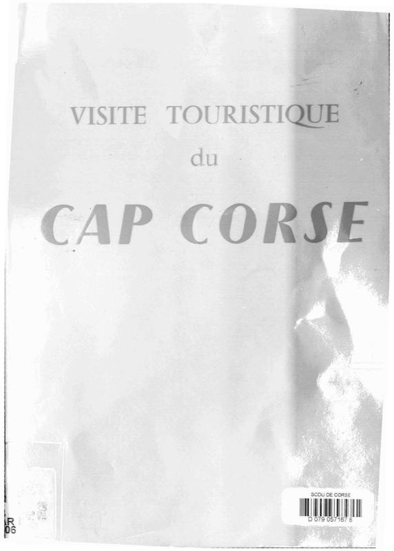 >Visite touristique du cap Corse
