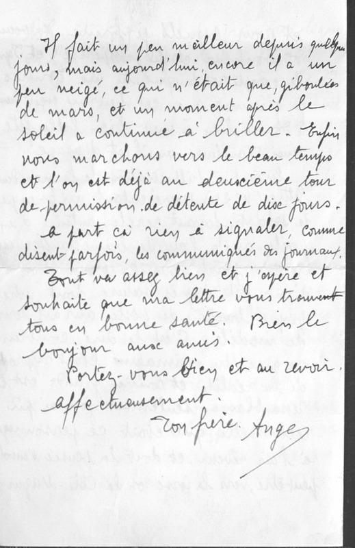 Correspondances familiales diverses (Joseph-Antoine Canasi)