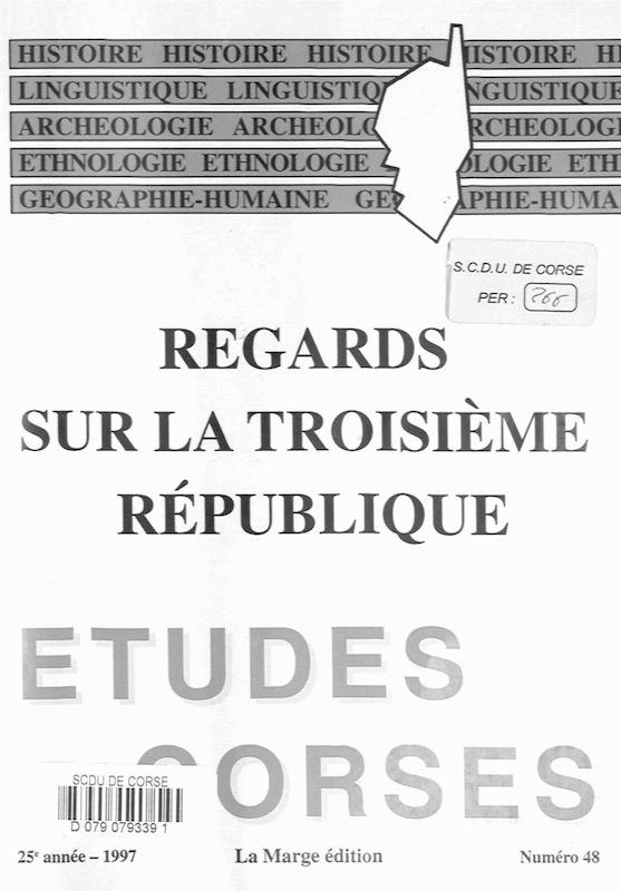 >Études Corses n°48