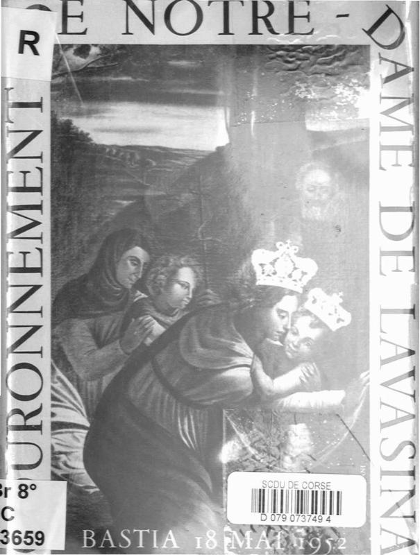 >Couronnement solennel du tableau miraculeux de Notre-Dame-des-Graces de Lavasina