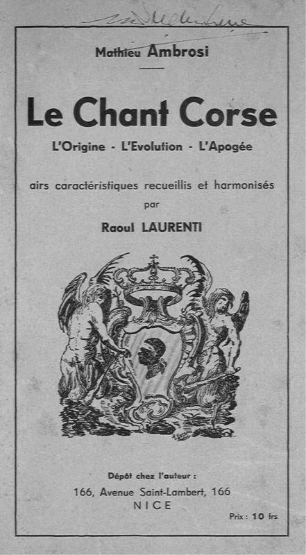 >Le chant corse