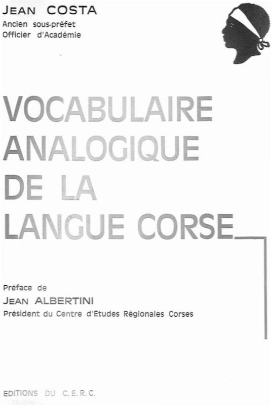 >Vocabulaire analogique de la langue corse