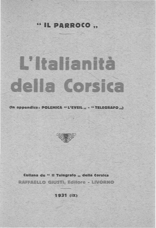 >L'Italianità della Corsica