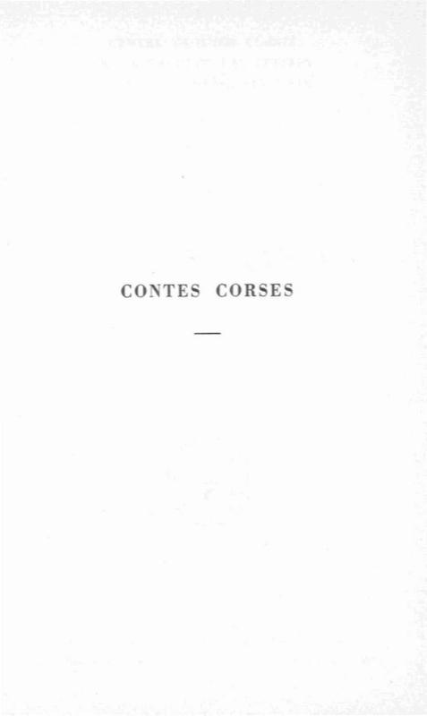 >Contes corses