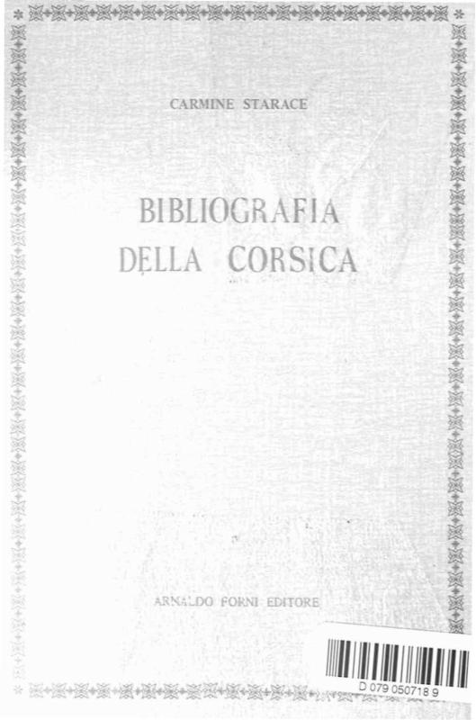 >Bibliografia della Corsica