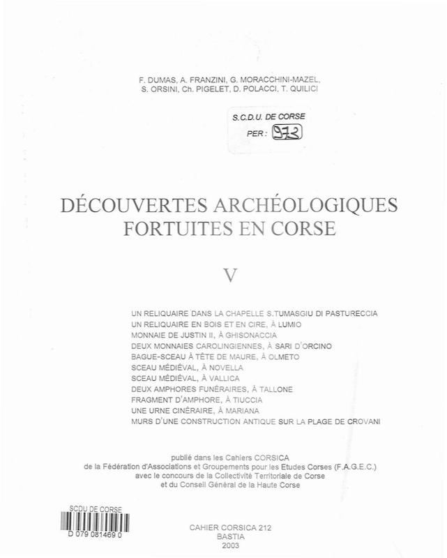 >Cahiers Corsica