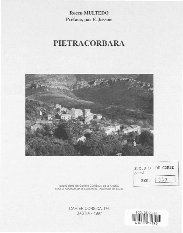>Cahiers Corsica N°176
