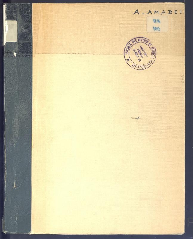 >Les terres de l'abbaye de la Gorgone en Corse et la société du nord de la Corse, XI-XIII siècles