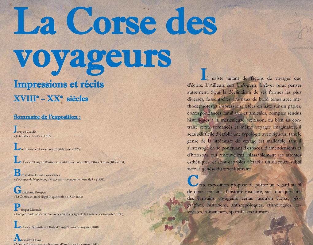 >La Corse des voyageurs : impressions et récits XVIIIe – XXe siècles
