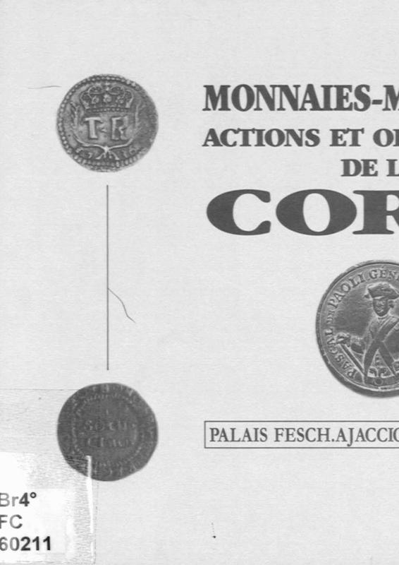Monnaies-médaille, actions et obligations de la Corse