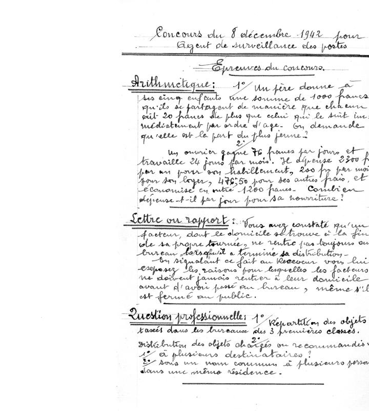 Documents de la vie courante (Joseph-Antoine Canasi)