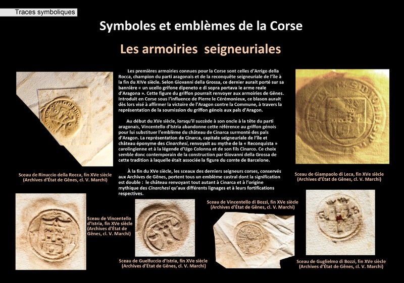 23.	Symboles et emblèmes de la Corse : Les armoiries cinarchesi