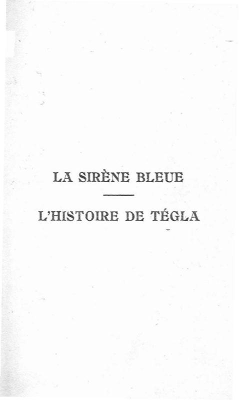 >La sirène bleue