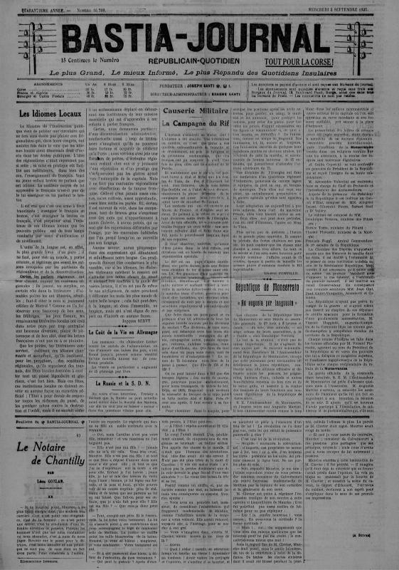 >Bastia-Journal (1925-09)