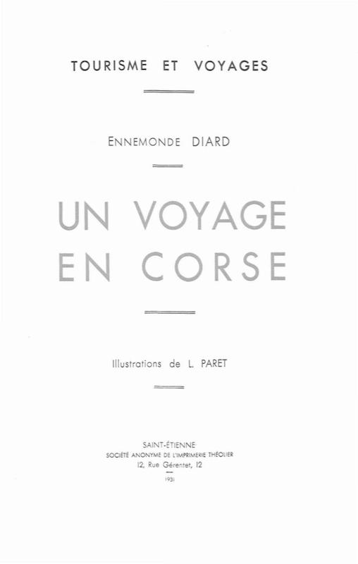 >Un voyage en Corse