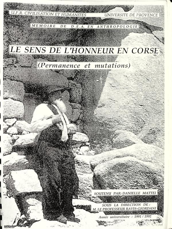 >Le sens de l'honneur en Corse