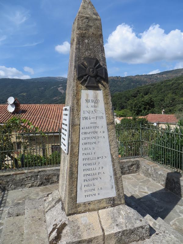 >Monument aux morts des guerres 1914-1918 et 1939-1945 (Casa Ghjesgiale)
