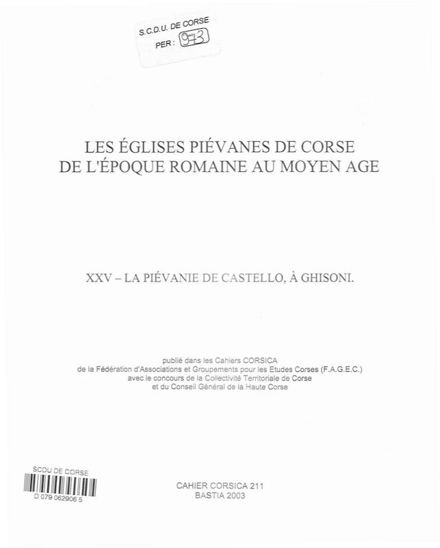 >Cahiers Corsica