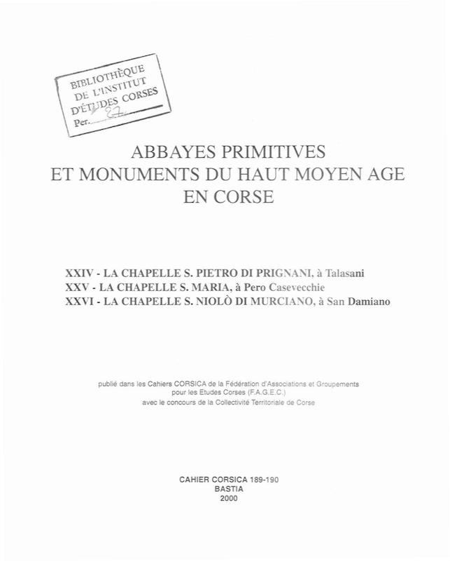 >Cahiers Corsica N°189-190