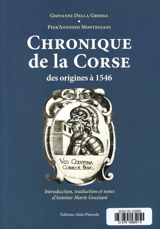 >Chroniques de la Corse des origines à 1546