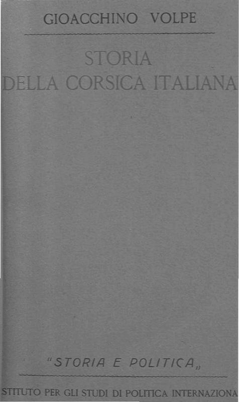 >Storia della Corsica italiana