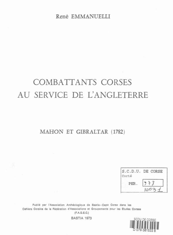 >Cahiers Corsica N°31