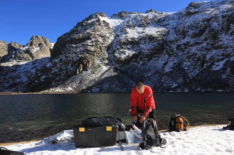 >Plongée scientifique au lac du Melu (photo 3)
