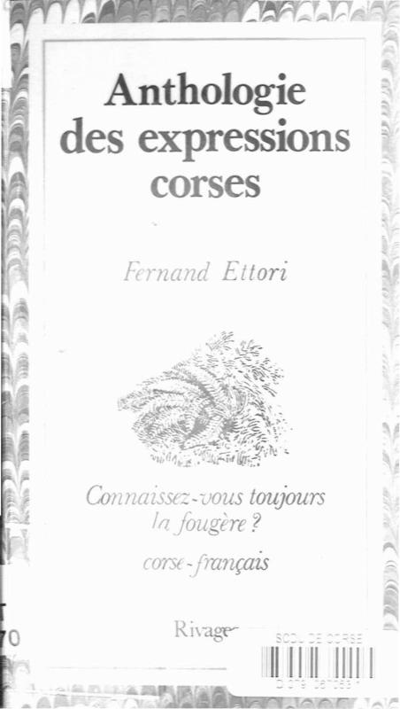 >Anthologie des expressions corses